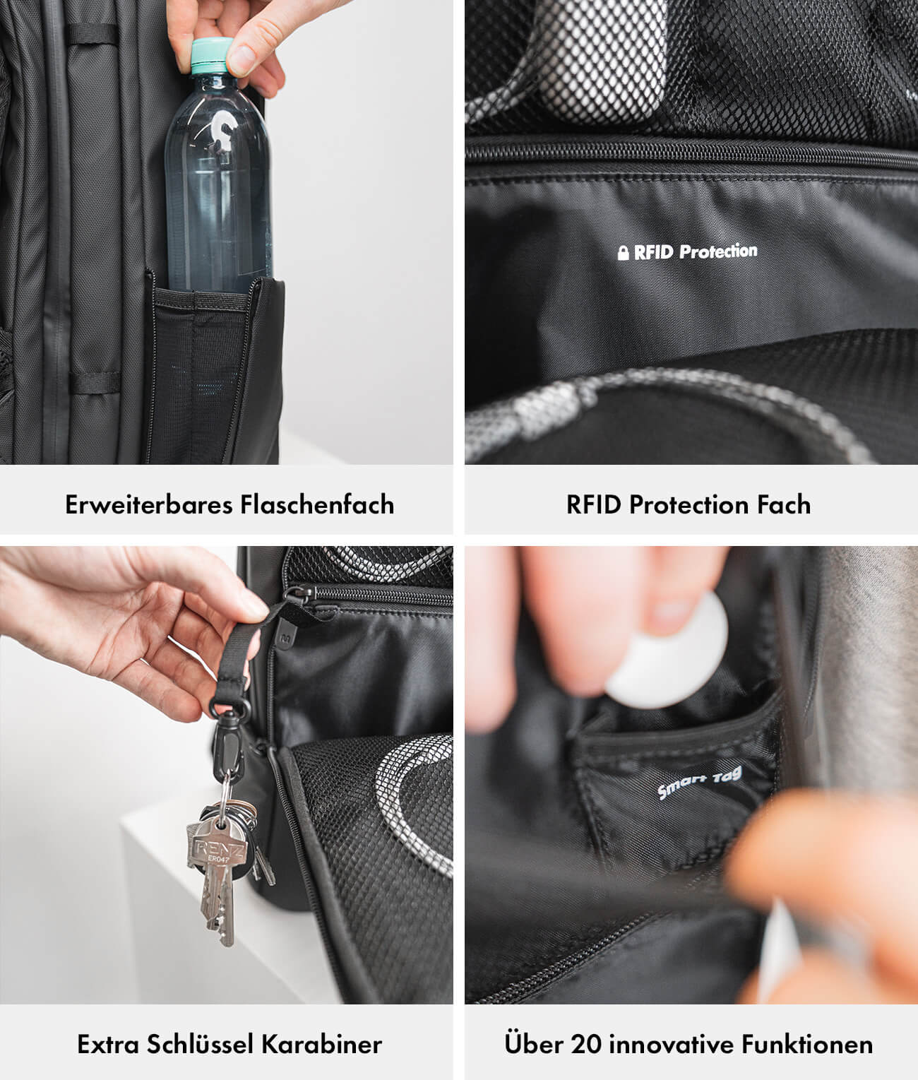 Pro Travel Bundle S – Travel Backpack Pro + Packing Cubes