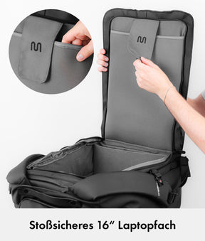 Travel Bag Bundle L – Travel Bag Ultimate + Packing Cubes+ Toiletry Bag + Tech Organizer