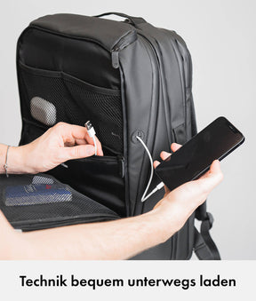 Pro Travel Bundle M – Travel Backpack Pro + Packing Cubes + Toiletry Bag