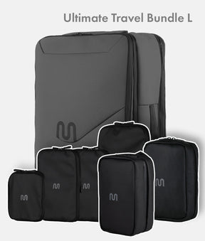 Ultimate Travel Bundle L – Travel Backpack Ultimate 2 + Packing Cubes + Toiletry Bag + Tech Organizer