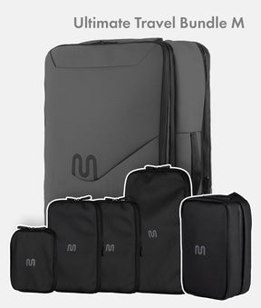 Ultimate Travel Bundle M – Travel Backpack Ultimate 2 + Packing Cubes + Toiletry Bag